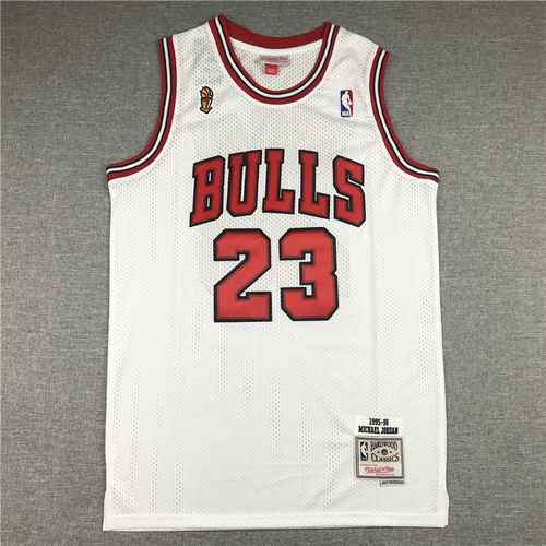 MN Vintage Bull 23 Campionato Jordan Bianco