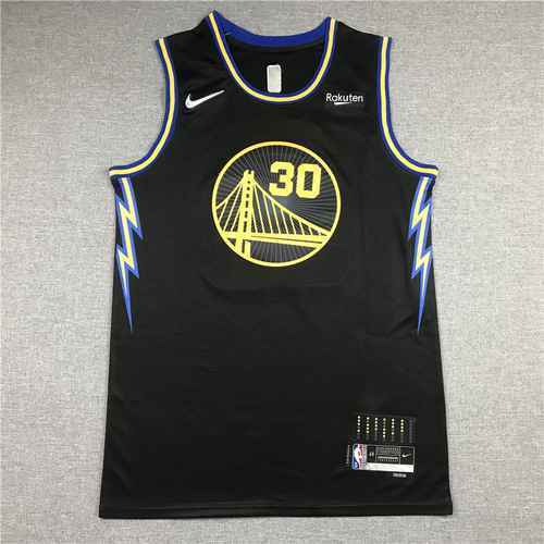 Warriors 30 Curry 22 Season City Edition Logo con diamante nero per il 75° anniversario