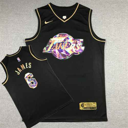 Lakers n. 6 James Diamond edizione oro nero