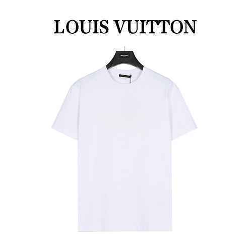 Louis VuittonLouis Vuitton 23ss logo lettera perla conchiglia pressata a maniche corte