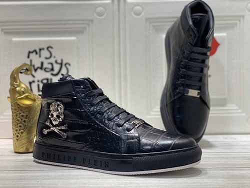 1159250PHILIPHILIPP PLEIN Scarpe alte da uomo nuove alla moda 3844