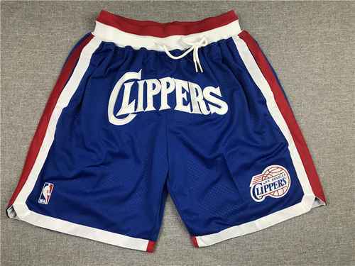 Pantaloni tascabili Pantaloni da basket Clippers blu