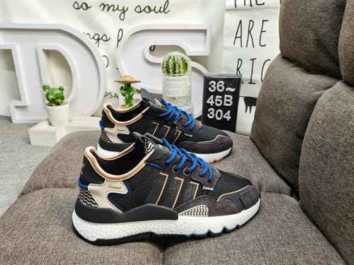 Livello aziendale 304D Adidas Nite Jogger 2019 Boost codice a barre colore terra Jackson Wang approv