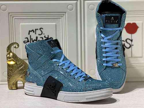 1159330PHILIPHILIPP PLEIN Scarpe alte da uomo nuove alla moda 3844