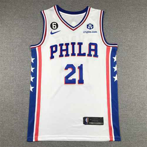 76ers 21st Enbid 75th Anniversary 6 Etichetta bianca