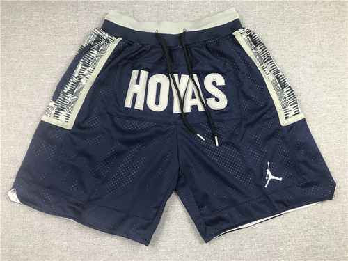 Pantaloni tascabili Pantaloni da basket blu scuro della Georgetown University