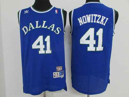 Mavericks 41 Nowitzki Vintage Blu