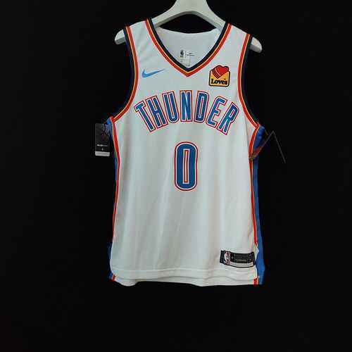 Maglia personalizzabile con ricamo bianco AU Player Edition Thunder 0