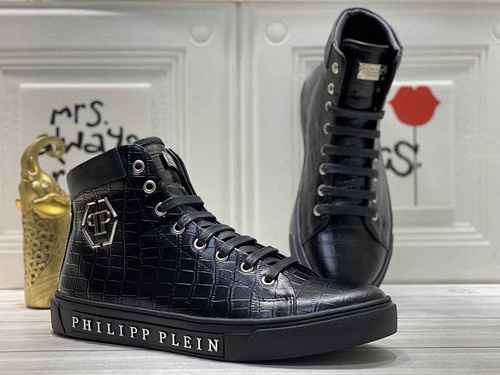 1159240PHILIPHILIPP PLEIN Scarpe alte da uomo nuove alla moda 3844