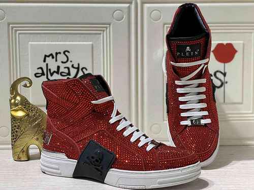 1159330PHILIPHILIPP PLEIN Scarpe alte da uomo nuove alla moda 3844