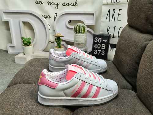 373DAdidas Clover Originals Superstar Shell Head Scarpe da tavola sportive casual versatili classich