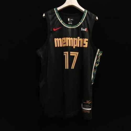 AU Player Edition Grizzlies 12 Morant 17 Valenquinas City Edition Nero Personalizzabile