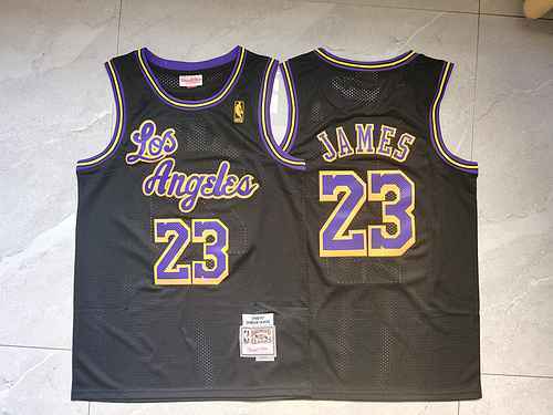 MN Vintage Laker 23 James Los Latin Nero