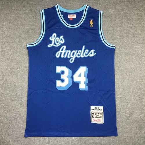 MN Vintage Laker 34 ONeal LOS Blu