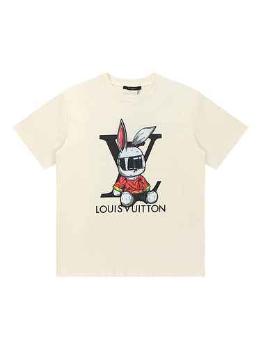 T-shirt a maniche corte stampata della collezione Rabbit di Louis Vuitton