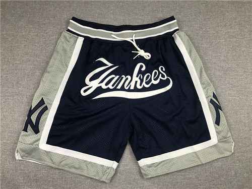 Pantaloni tascabili Pantaloni da baseball blu profondo degli Yankees