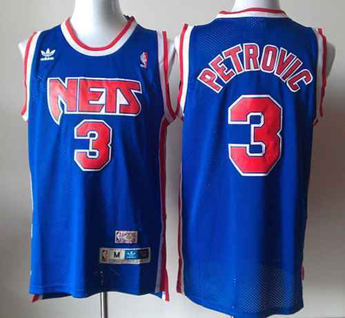 Nets n. 3 Petrovic Retro Blu