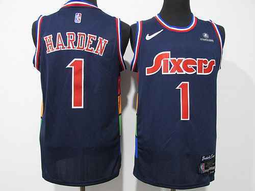 76er 1 Harden 75th Anniversary City Edition Blu scuro