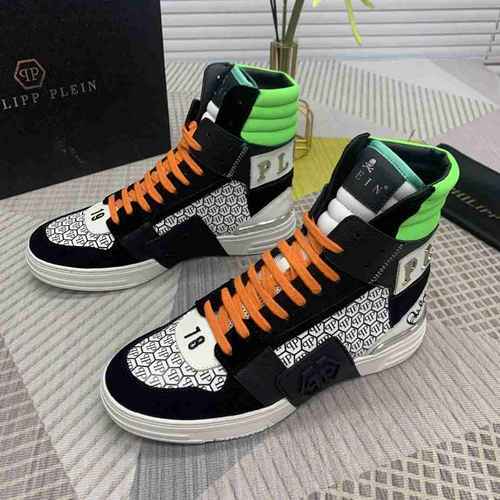 1647330PHILIPHILIPP PLEIN Fashion High Top Sports Men's Shoe 38-44