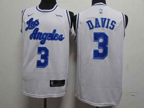 Lakers 3 Davis Latino Bianco