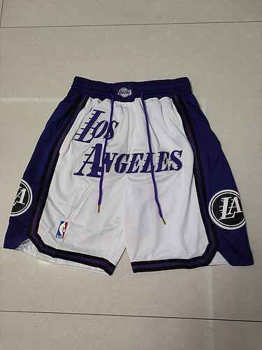 Pantaloni con tasca da città bianchi 23 Lakers