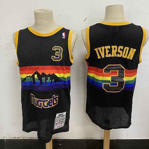 Nugget 3 Iverson Logo vintage Edizione arcobaleno Snow Mountain Nero