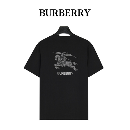 BurberryTshirt a maniche corte ricamata grande di Burberry 23ss Warrior Knight