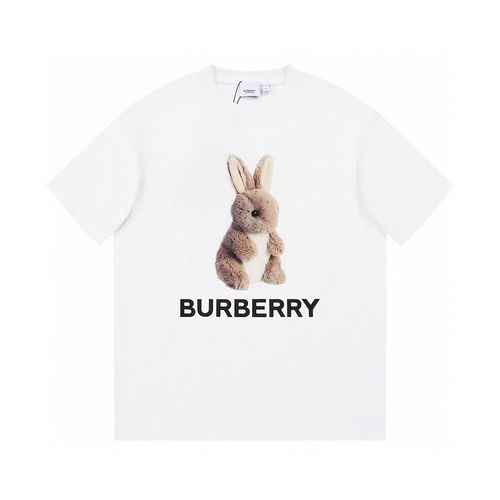 Tshirt Burberry a maniche corte con scoiattolo e stampa cartoon