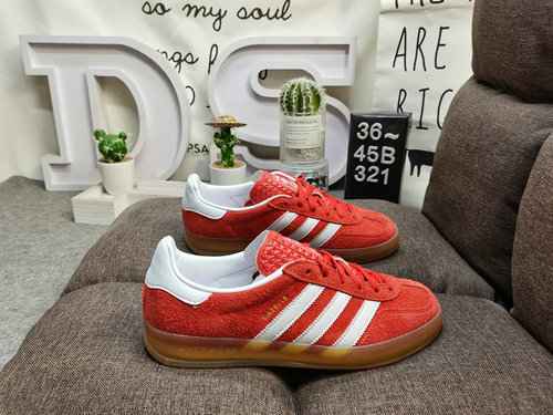 321D qualità aziendale vera mezza taglia adlidas origini Gazelle Indoor scarpe da ginnastica basse l