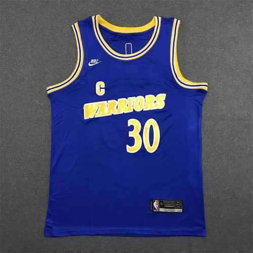 Warriors 30 Curry 2223 Stagione Retro Blu