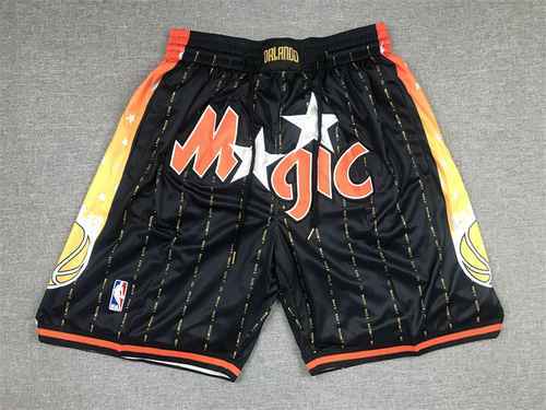 Pantaloni tascabili Pantaloni da basket Magic Black City Edition