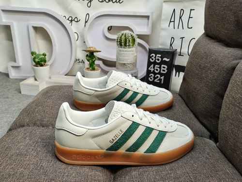 321D qualità aziendale vera mezza taglia adlidas origini Gazelle Indoor scarpe da ginnastica basse l