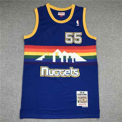 Nugget 55 Mutombo Blue Vintage Snow Mountain Edition