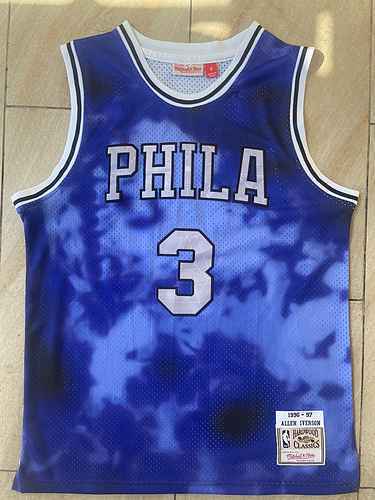 76ers Taglia 3 Everson Stampa Vintage Blu