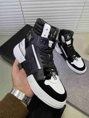 1507430pp Latest Fashion High Top Men's Shoes 38-44