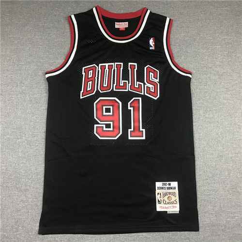 MN Vintage Bull 91 Rodman Nero