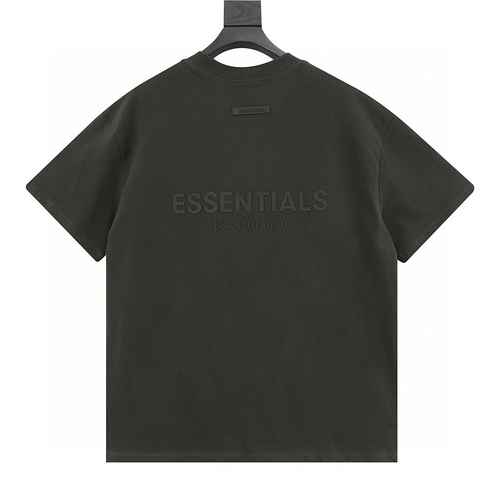 Tshirt a maniche corte FEAR OF GOD FOG ESSENTIALS DOPPIA FILA LETTERE IN SILICONE