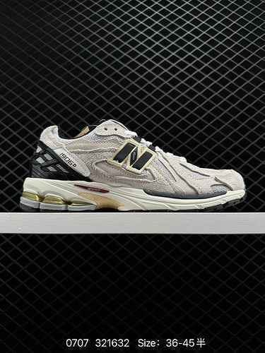 New Balance M6 Series Vintage Pezzo singolo Treasure Dad Shoes Stile Vintage Elementi Overlay Textur