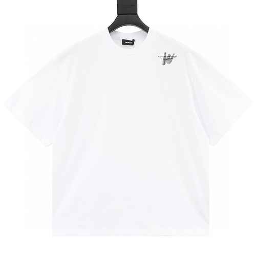 WE11DONE Letter Graffiti Print Short Sleeve