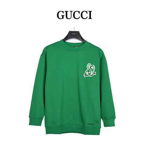 Maglione di coniglio verde limitato GUcci Year of the Rabbit