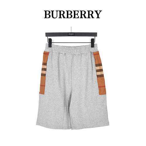 BurberryPantaloncini patchwork classici scozzesi laterali di Burberry