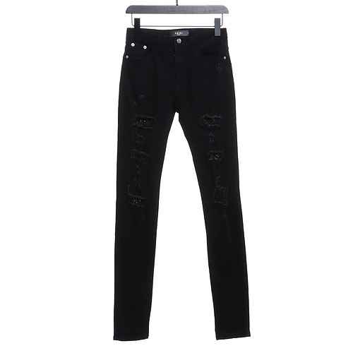 Pantaloni AMIRI Black Diamond Black Cow Jeans basic