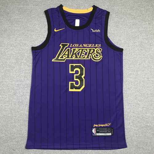 Strisce viola della Lakers 3 Davis City Edition