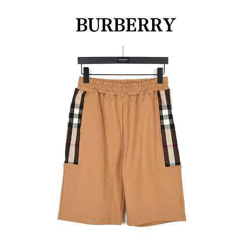 BurberryPantaloncini patchwork classici scozzesi laterali di Burberry