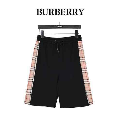 Burberry/Burberry 23ss Classic Side Plaid Ribbon Patch Shorts