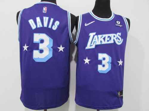 Lakers 3 Davis 75th Anniversary City Edition Viola