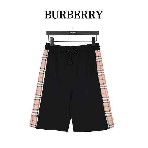 BurberryPantaloncini con toppa classica con nastro scozzese laterale Burberry 23ss