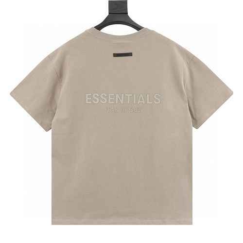 Tshirt a maniche corte FEAR OF GOD FOG ESSENTIALS DOPPIA FILA LETTERE IN SILICONE