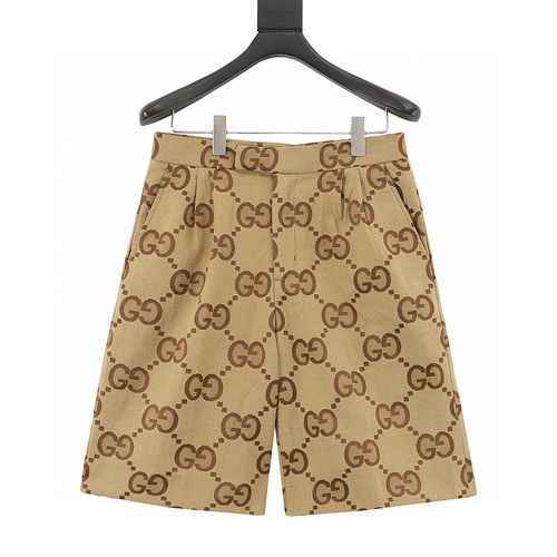 G family full print vintage casual shorts