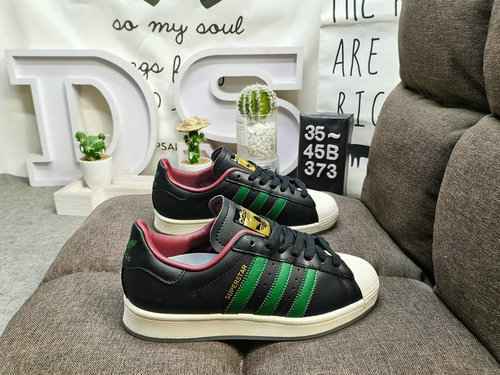 373DAdidas Clover Originals Superstar Shell Head Classico Versatile Scarpe da tavolo sportive casual